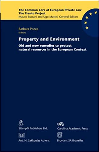 Barbara Pozzo (dir.), Property and Environment: old and new remedies to protect natural resources in the European context, Stâmpfli Publishers, 2007.