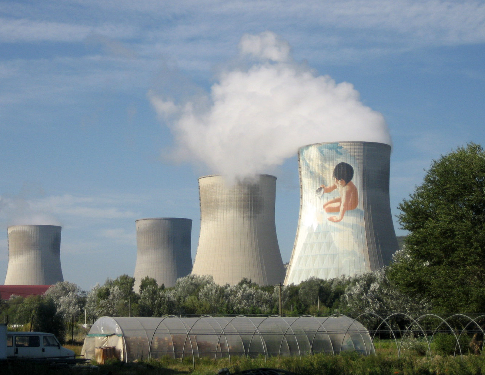 Centrale nucléaire de Cruas (département de l'Ardèche, France)